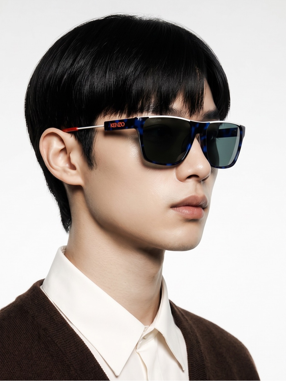 BNIP KENZO Paris Blue Tortoise Frame Glasses